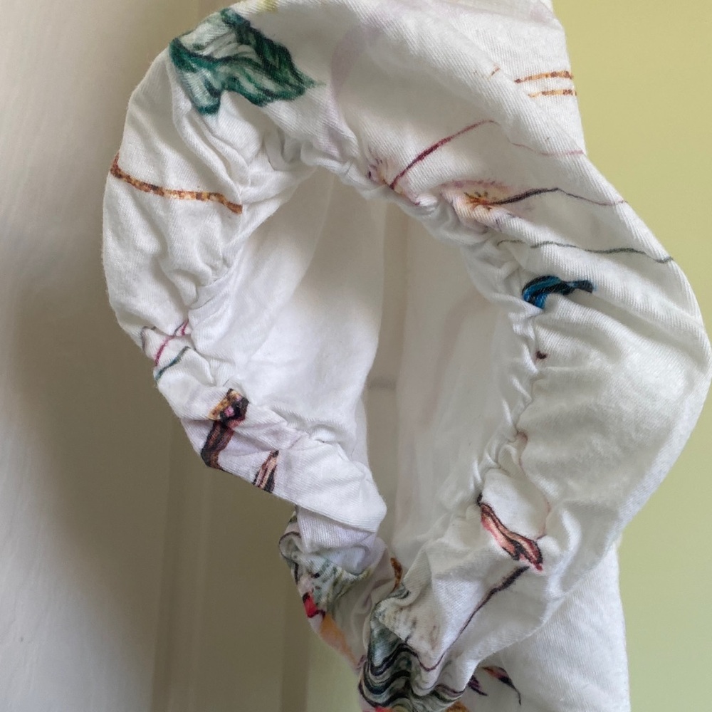 Maeve White Blouse with Colorful Bird Print - Picture 5 of 5